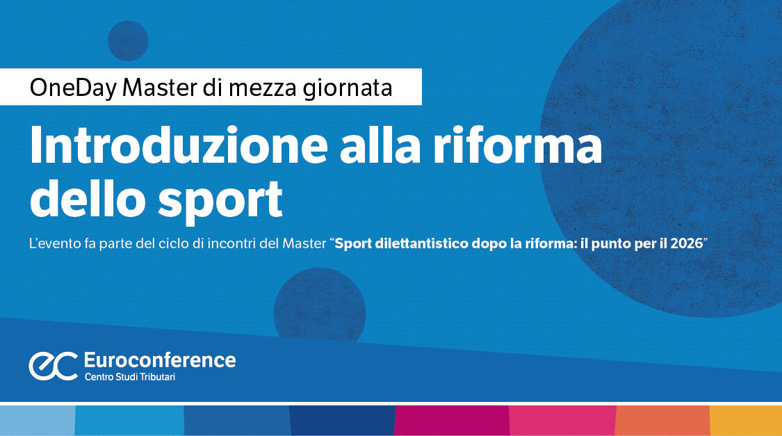 Immagine Introduzione alla riforma dello sport | Euroconference